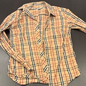 Plaid Button-Up Shirt - Casual Long Sleeve